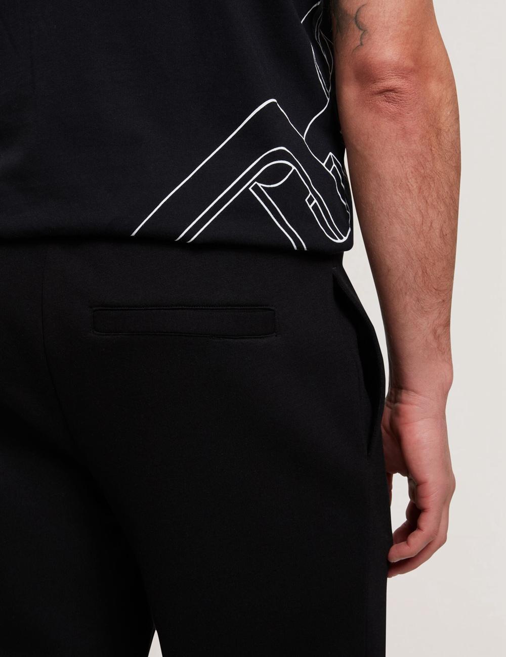 Ted Baker UAVER Slim Fit Neoprene Hosen Herren Schwarz | HPKYE-1708