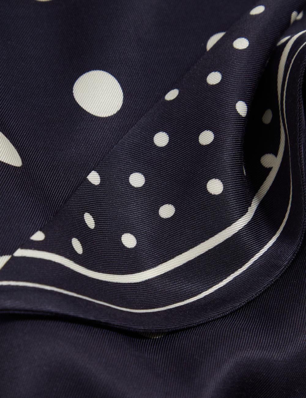 Ted Baker VEIRAA - Polka Dot Front Sleeveless Crop Oberteile Damen Navy | JPEGW-8043